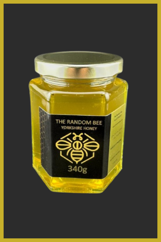 Pure Yorkshire Runny Honey-340g Raw & Unpasteurized Wildflower Honey
